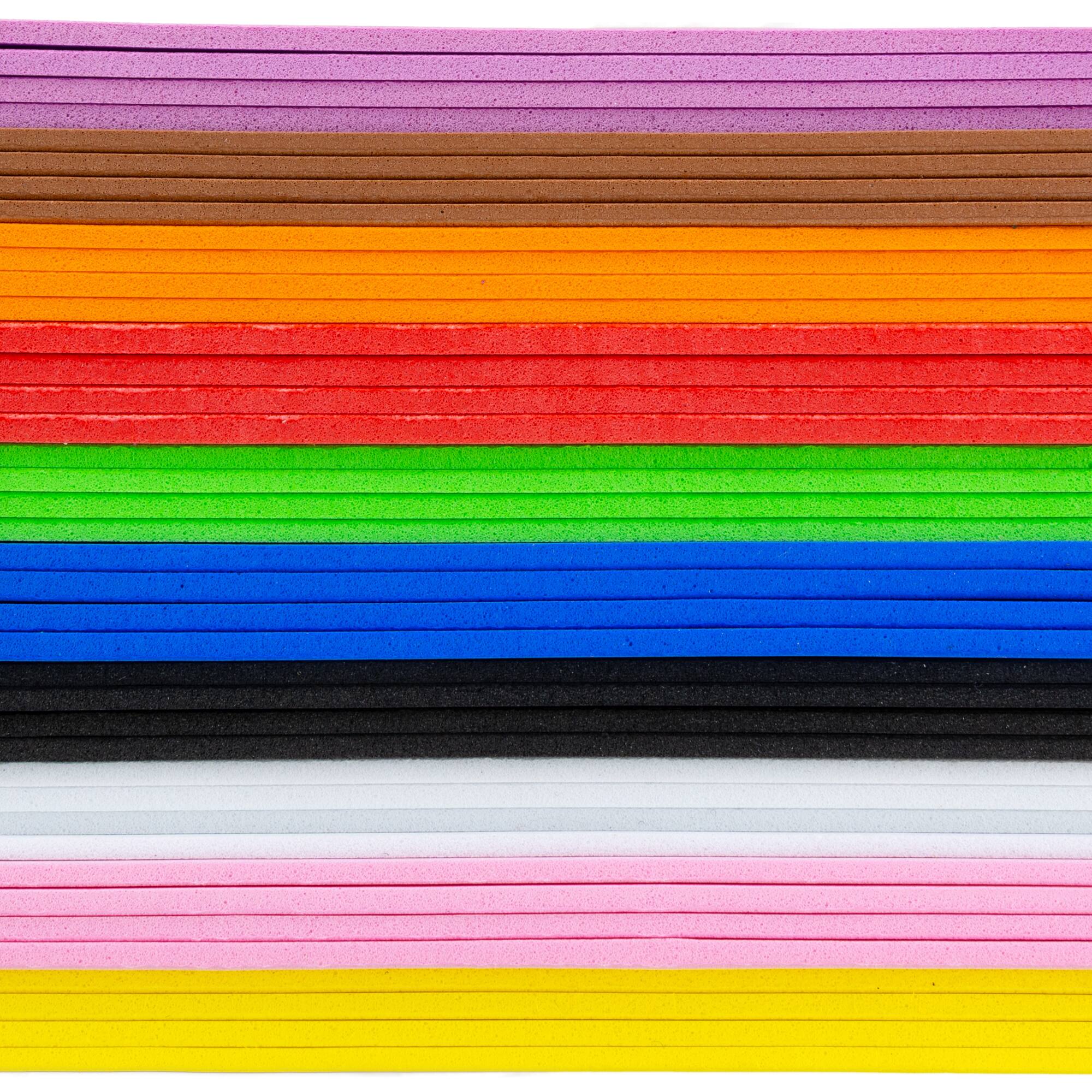 Cousin™ 6'' x 9'' Assorted Sticky Back Foam Sheets Value Pack